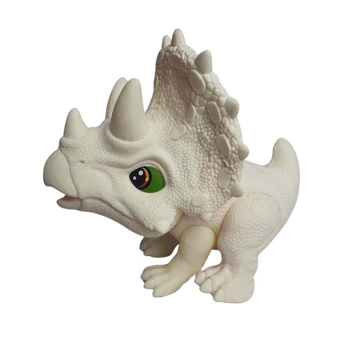 Little Dino Pintura Triceratops - Pincel e 4 Tintas para Pintura Little Dino Pintura Triceratops - Pincel e 4 Tintas para Pintura